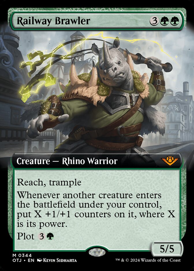 Railway Brawler - Extended Art - Foil