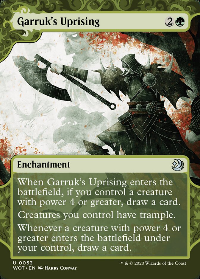 Garruk's Uprising - Borderless