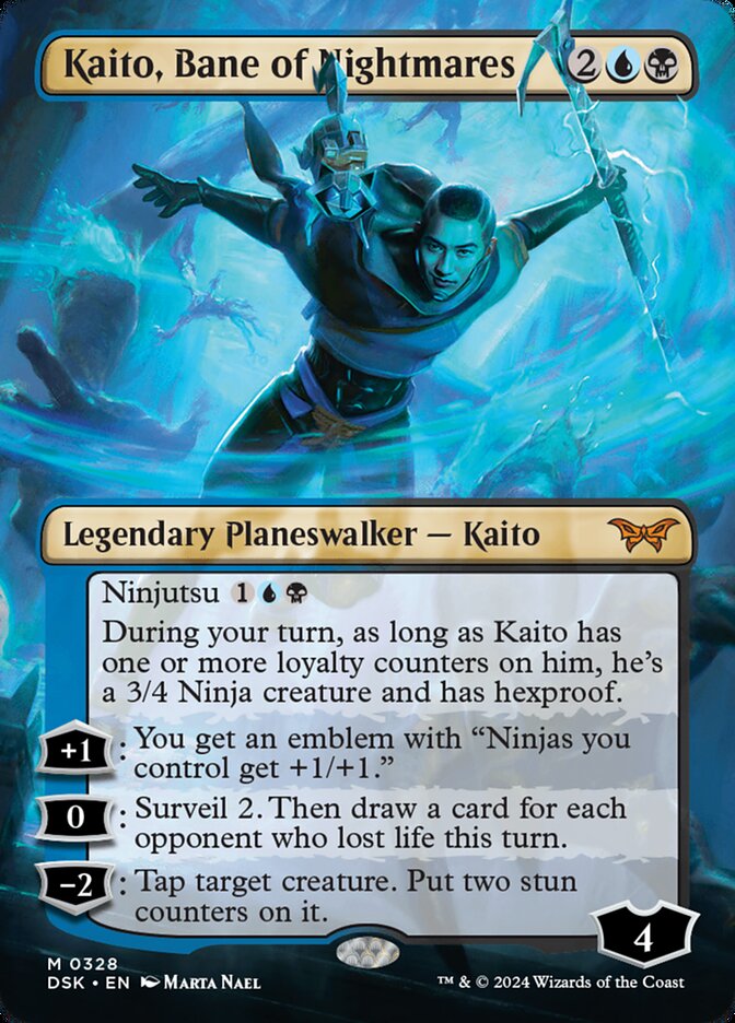 Kaito, Bane of Nightmares - Borderless - Foil