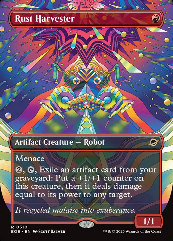 Rust Harvester - Borderless - Foil