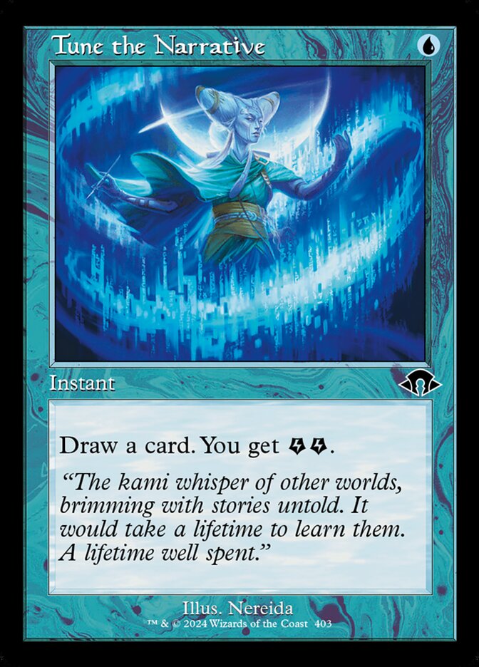 Tune the Narrative - Retro Frame - Foil