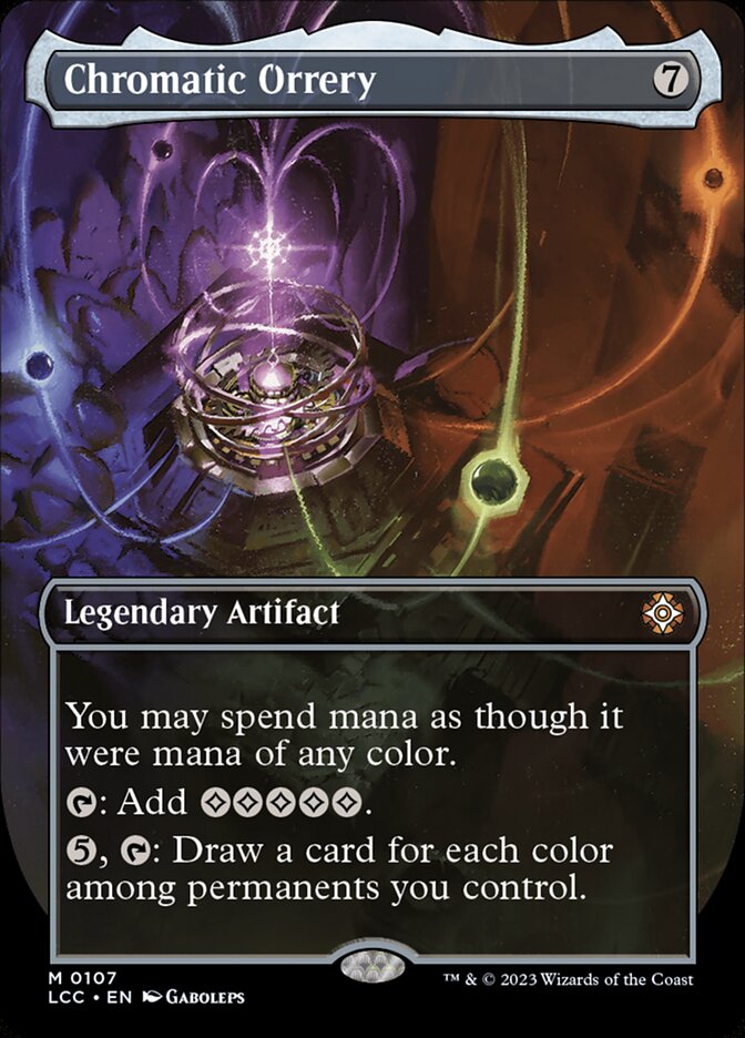 Chromatic Orrery - Borderless - Foil
