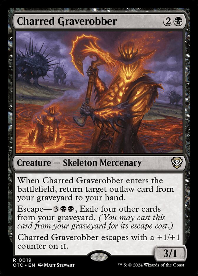 Charred Graverobber - Foil