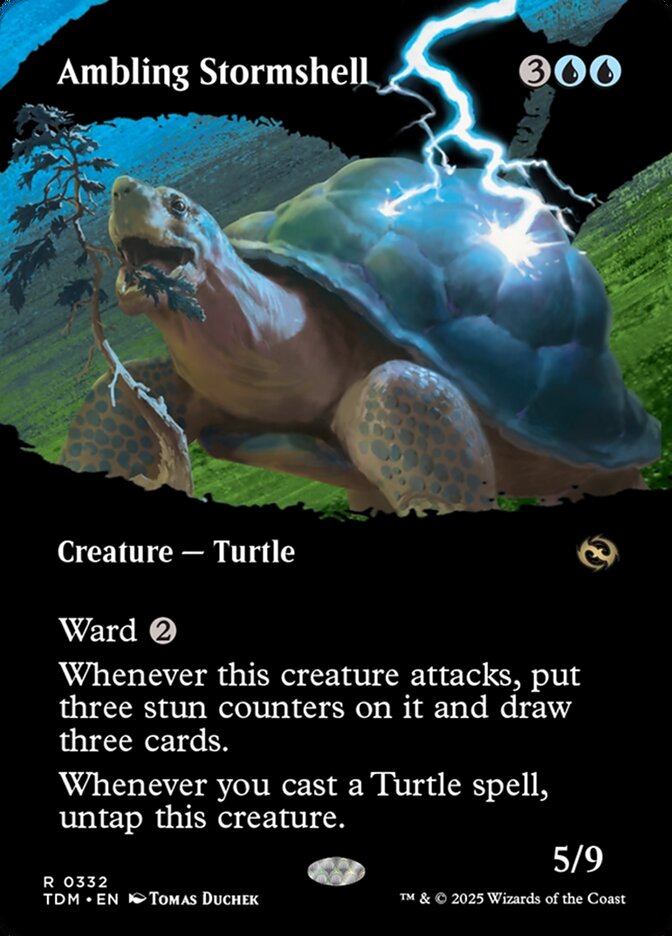 Ambling Stormshell - Borderless Clan Showcase - Foil