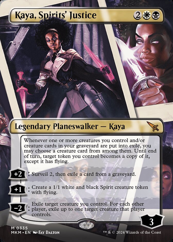 Kaya, Spirits' Justice - Borderless - Foil