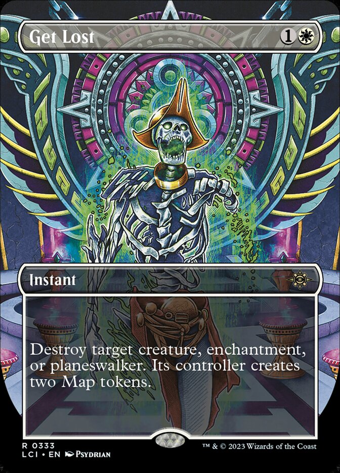 Get Lost - Borderless - Foil