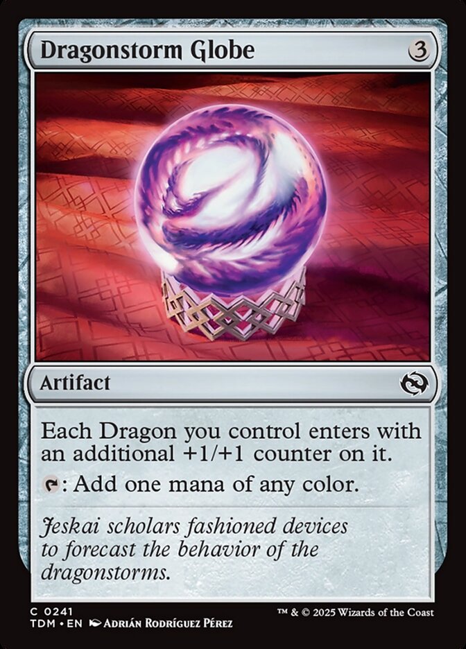 Dragonstorm Globe - Foil