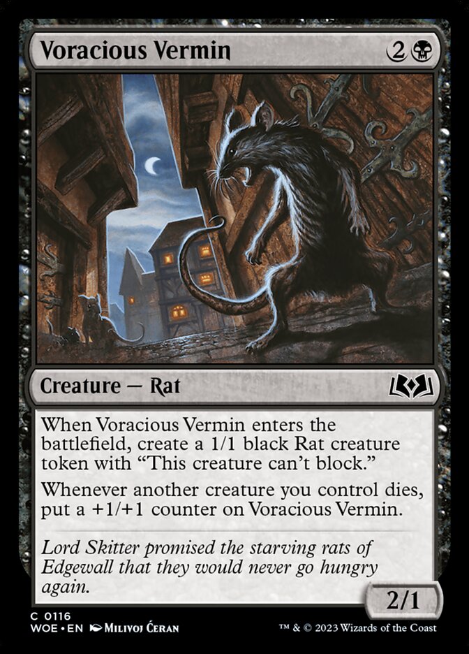 Voracious Vermin - Foil