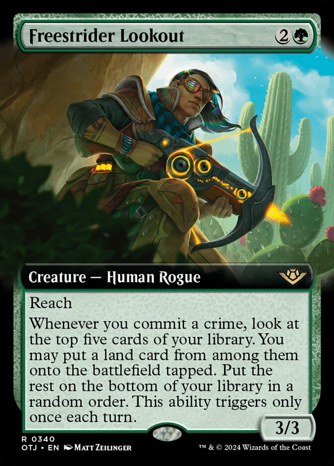 Freestrider Lookout - Extended Art - Foil