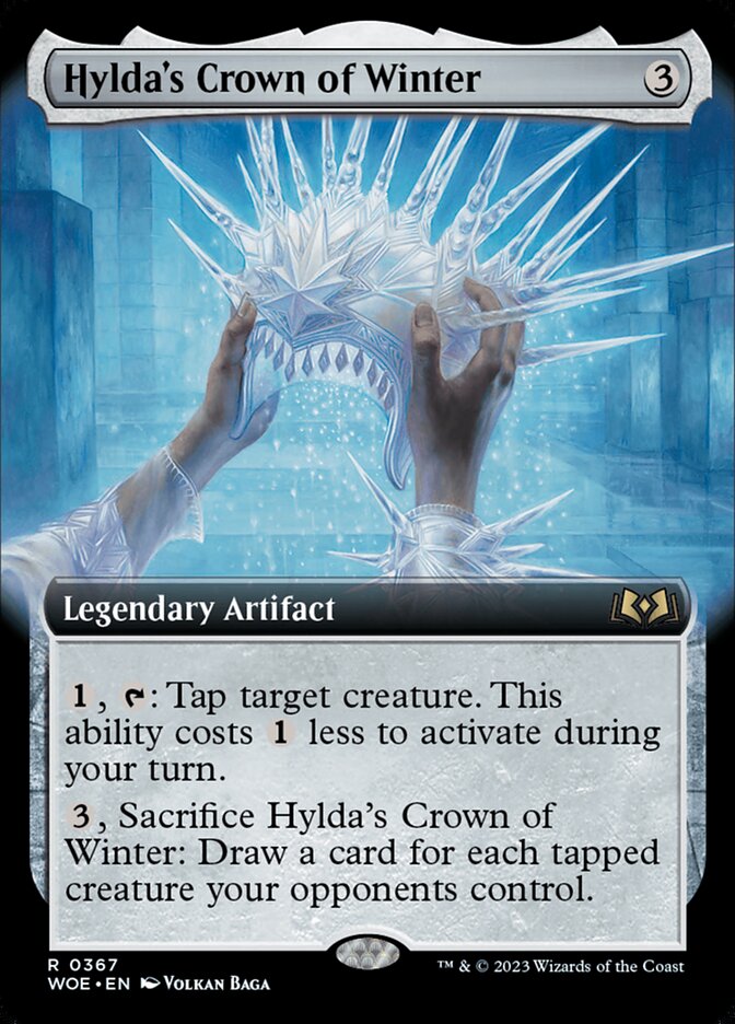 Hylda's Crown of Winter - Extended Art - Foil