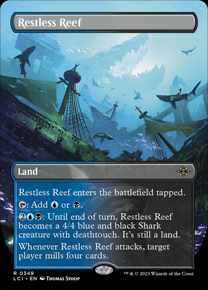 Restless Reef - Borderless - Foil