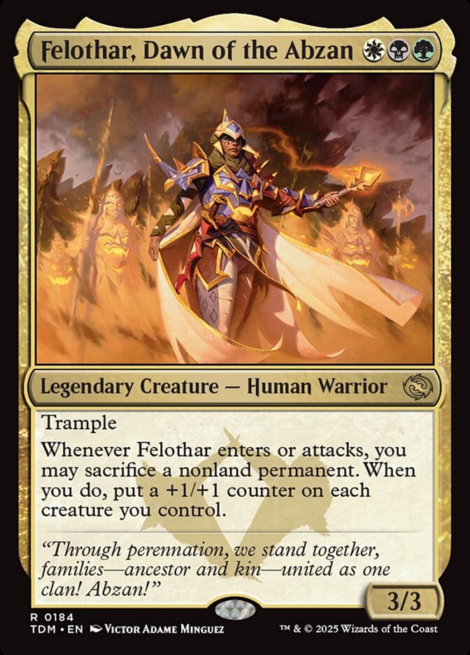 Felothar, Dawn of the Abzan - Foil