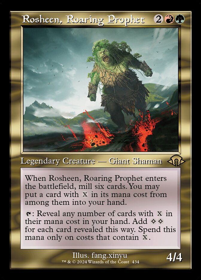 Rosheen, Roaring Prophet - Retro Frame - Foil