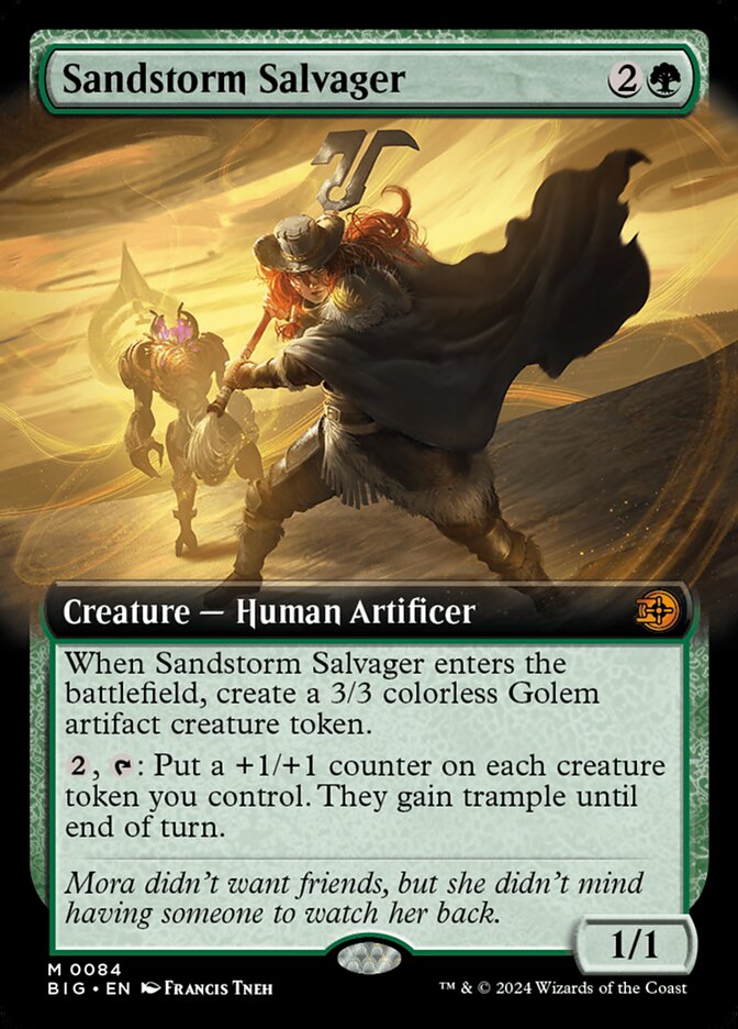 Sandstorm Salvager - Extended Art - Foil