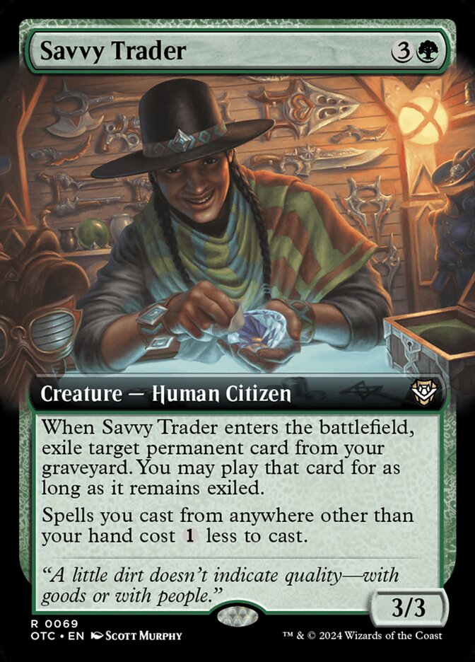 Savvy Trader - Extended Art - Foil