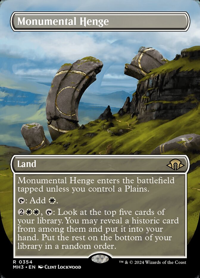 Monumental Henge - Borderless - Foil