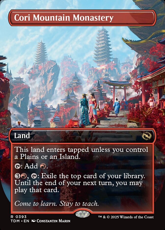 Cori Mountain Monastery - Borderless - Foil