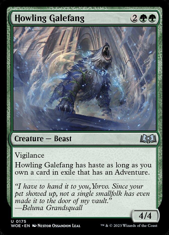 Howling Galefang - Foil