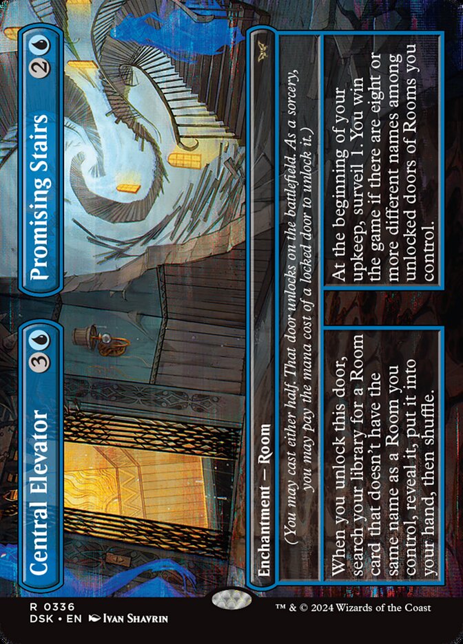 Central Elevator // Promising Stairs - Borderless - Foil
