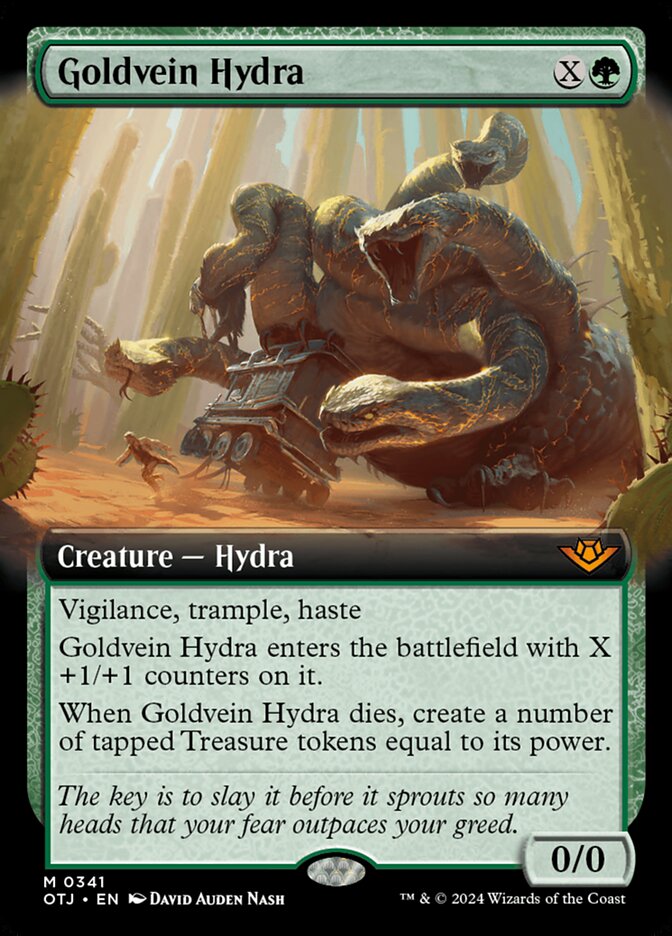 Goldvein Hydra - Extended Art - Foil