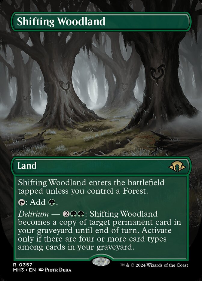 Shifting Woodland - Borderless - Foil