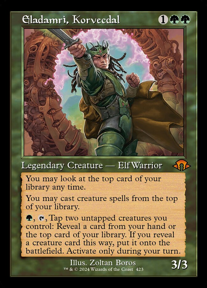 Eladamri, Korvecdal - Retro Frame - Foil