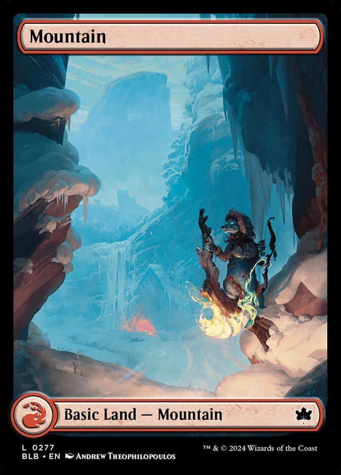 Mountain - Full Art (Winter) - Foil