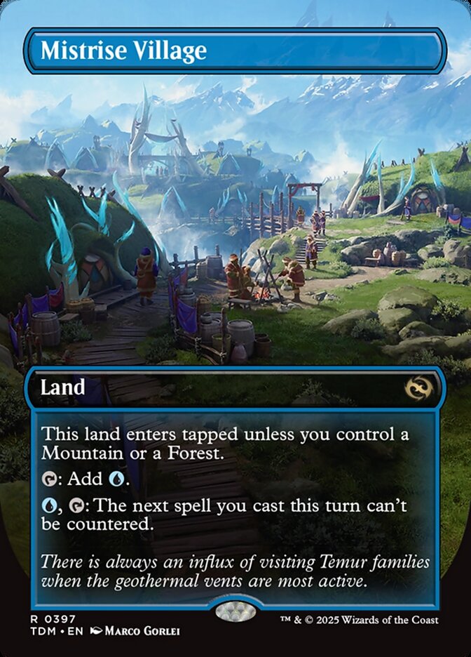 Mistrise Village - Borderless - Foil