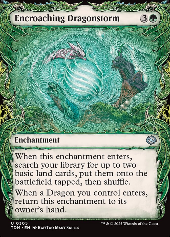 Encroaching Dragonstorm - Foil