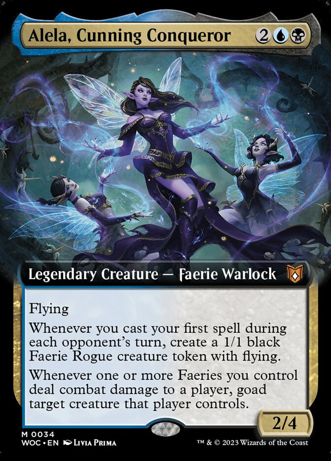 Alela, Cunning Conqueror - Extended Art - Foil