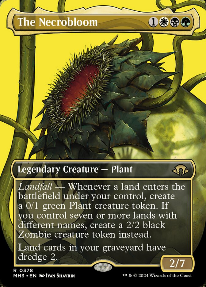 The Necrobloom - Borderless - Foil