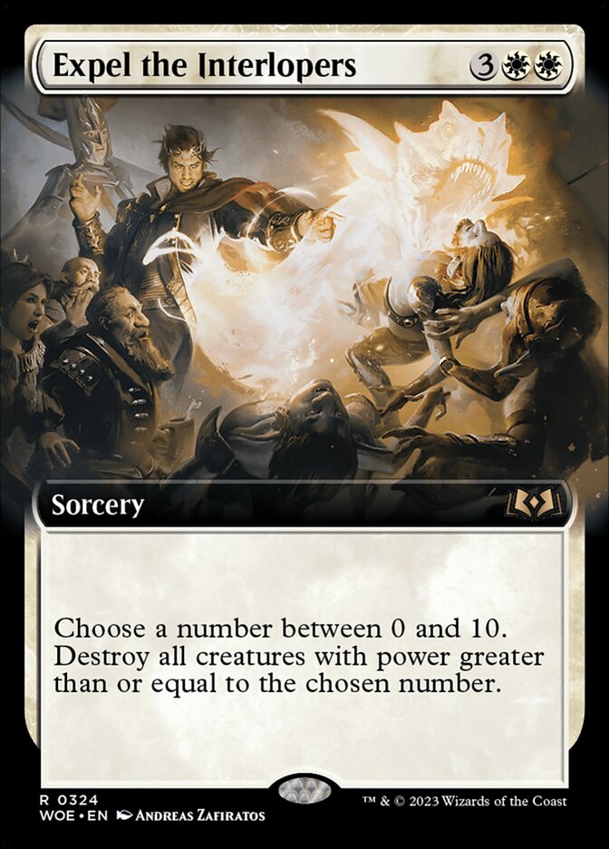 Expel the Interlopers - Extended Art - Foil
