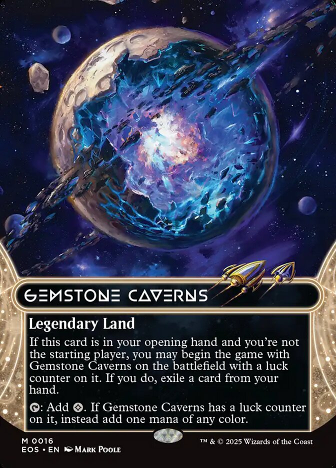 Gemstone Caverns - Borderless - Foil