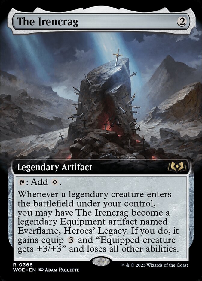 The Irencrag - Extended Art - Foil