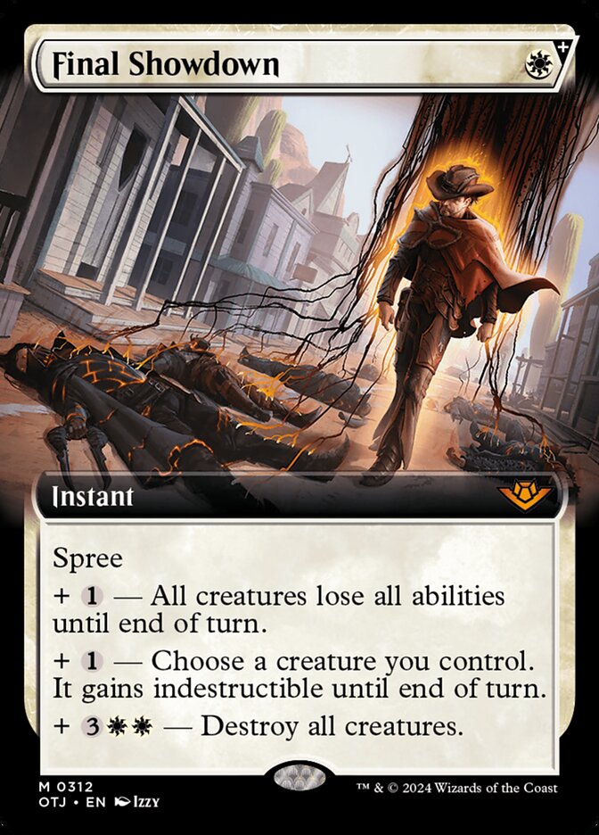 Final Showdown - Extended Art - Foil