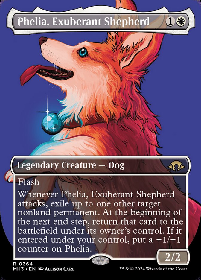 Phelia, Exuberant Shepherd - Borderless - Foil