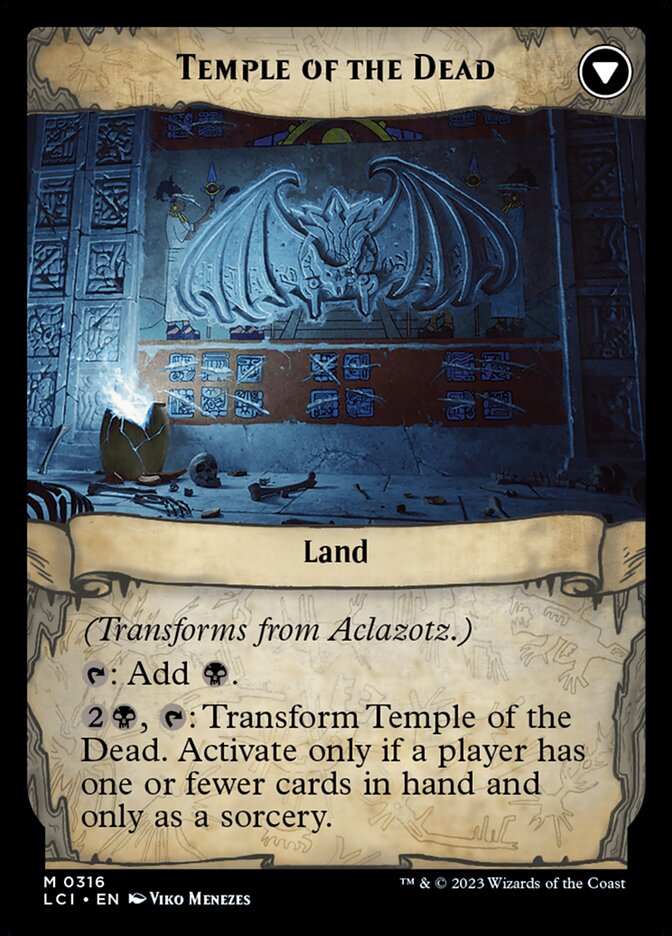 Aclazotz, Deepest Betrayal // Temple of the Dead - Showcase - Foil