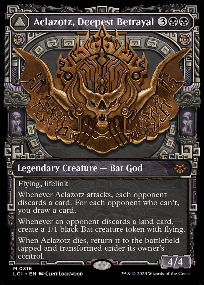 Aclazotz, Deepest Betrayal // Temple of the Dead - Showcase - Foil