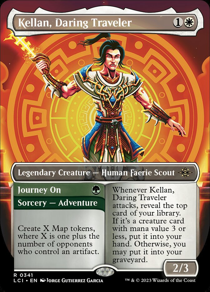 Kellan, Daring Traveler // Journey On - Borderless - Foil