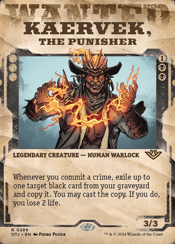 Kaervek, the Punisher - Wanted Poster