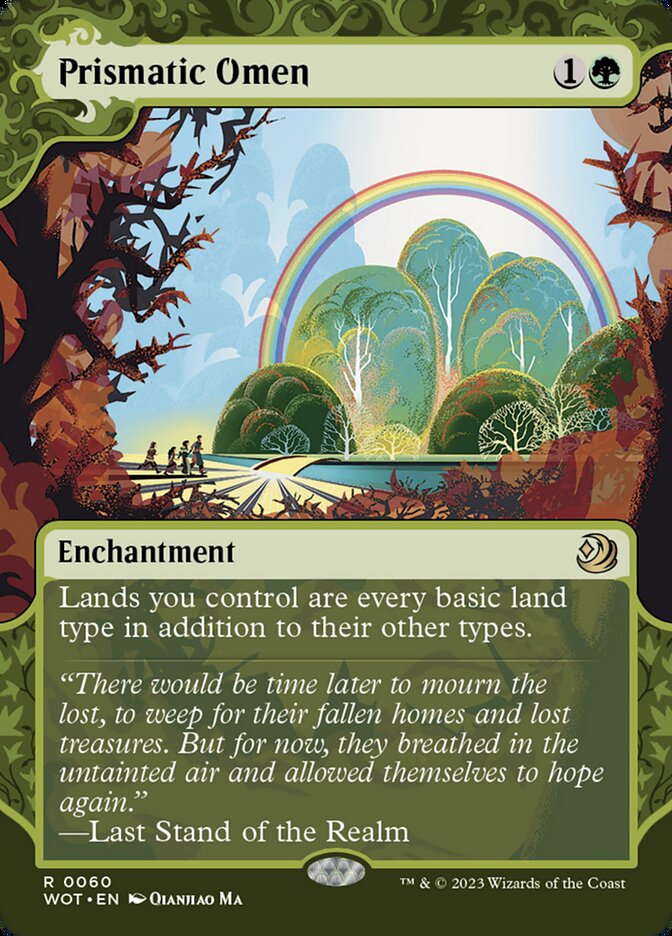 Prismatic Omen - Borderless - Foil