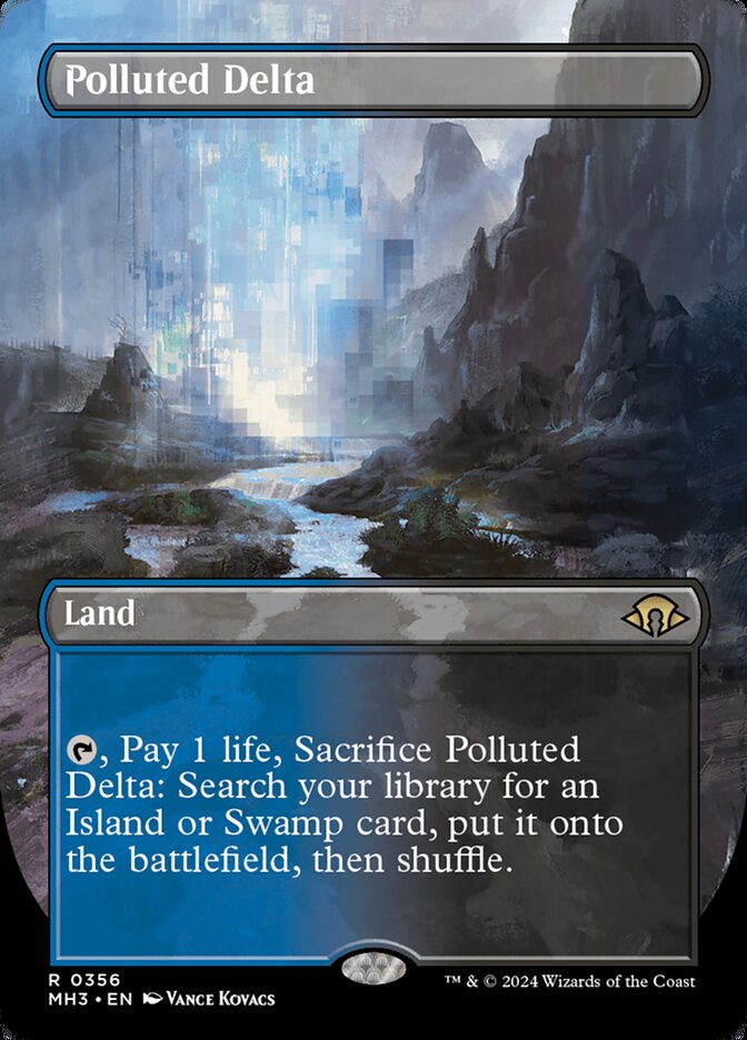 Polluted Delta - Borderless - Foil