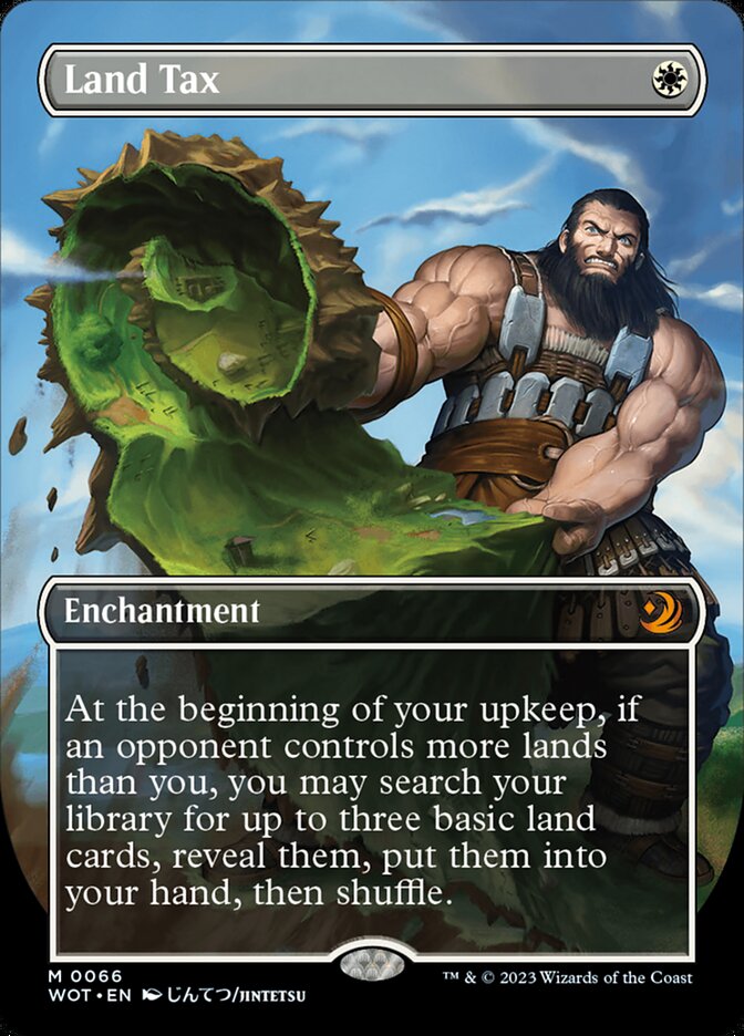 Land Tax - Borderless - Anime - Foil