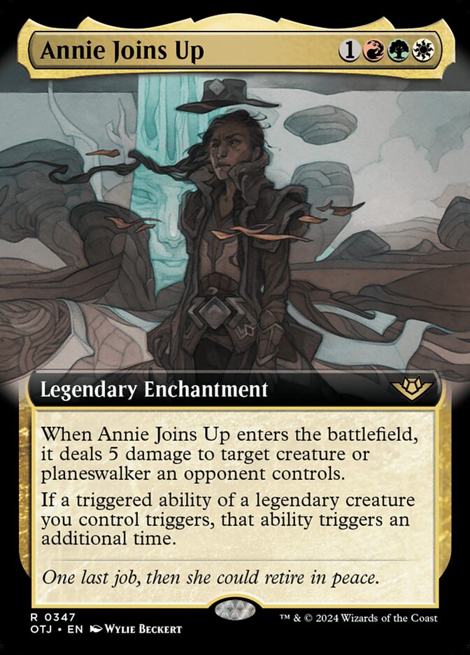 Annie Joins Up - Extended Art - Foil