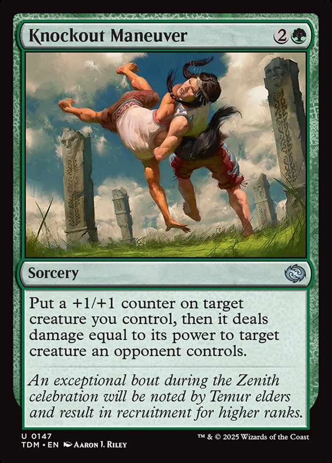 Knockout Maneuver - Foil