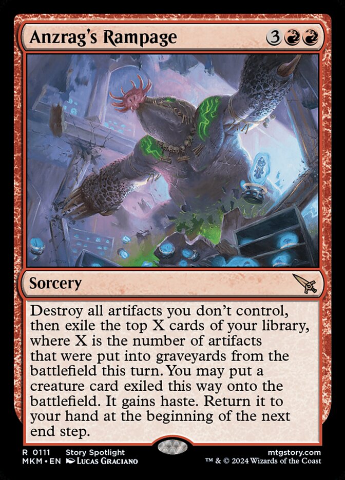 Anzrag's Rampage - Foil