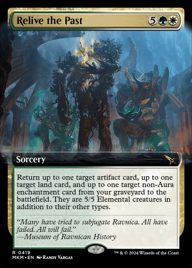 Relive the Past - Extended Art - Foil