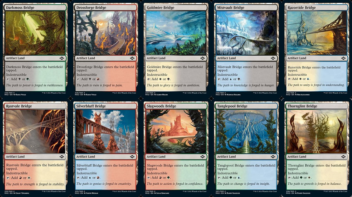 Modern Horizons 2 Dual Land set (1 each of 10)