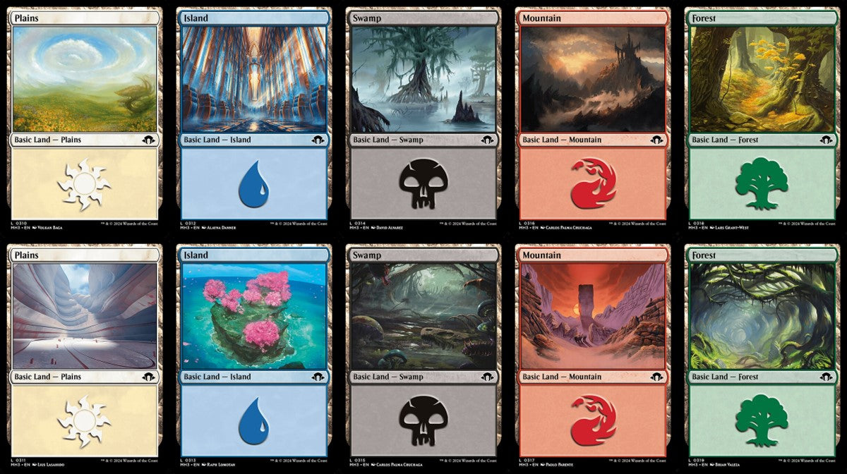 Modern Horizons 3 Basic Land Set (1 each of 10)