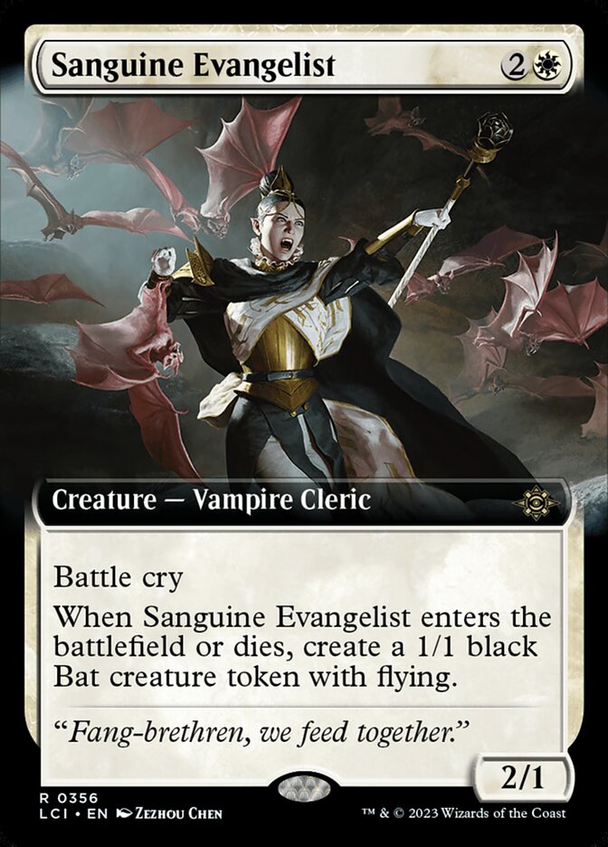 Sanguine Evangelist - Extended Art - Foil